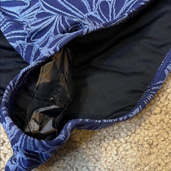 Cupshe Navy Floral Bikini Bottom - Picture 3 of 4